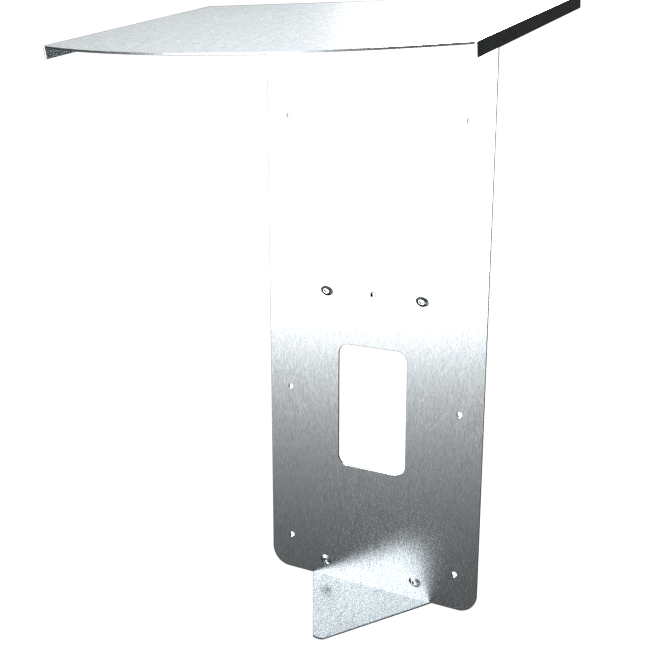 FleXmount ABL emh1 Montageplatte WHEMH10 oder 1W0001 Adapterplatte Wetterschutz Dach