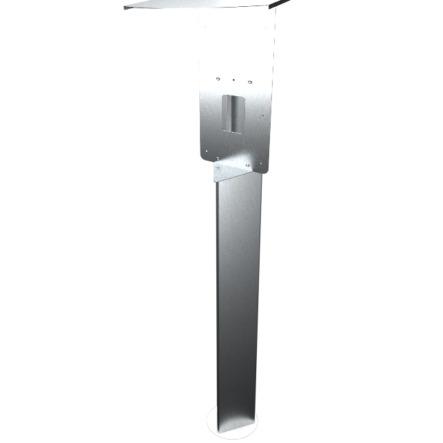 FleXmount ABL emh1 Montageplatte WHEMH10 oder 1W0001 Standfuß Wallbox komplett Stele Halterung Ständer