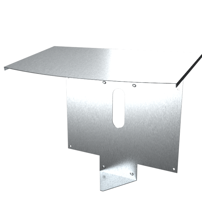 FleXmount E3DC easy Adapterplatte Wetterschutz Dach