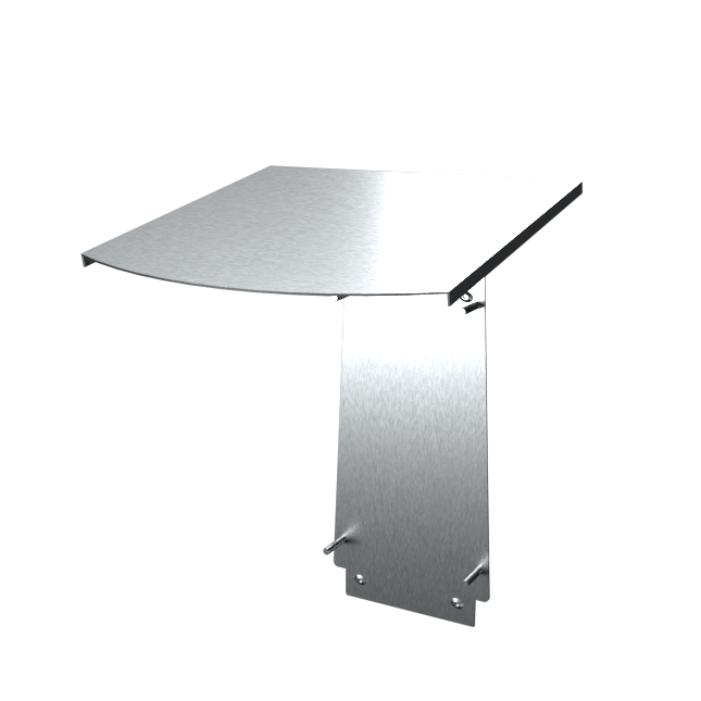 FleXmount EvBox Elvi Adapterplatte Wetterschutz Dach