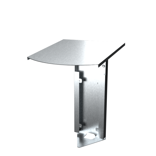 FleXmount Go-e home gemini 2.0 Fronius Wattpilot Adapterplatte Wetterschutz Dach