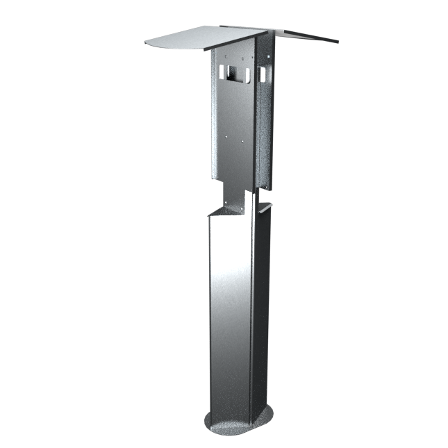 FleXmount Keba KC P30 Solaredge EV Charger twin komplett Standfuß Wallbox Stele Halterung Ständer