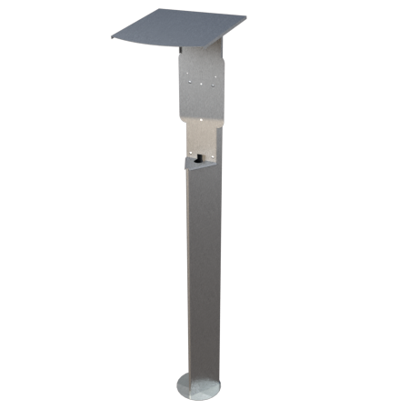 FleXmount Mercedes Benz ECE Standfuß Wallbox komplett Stele Halterung Ständer