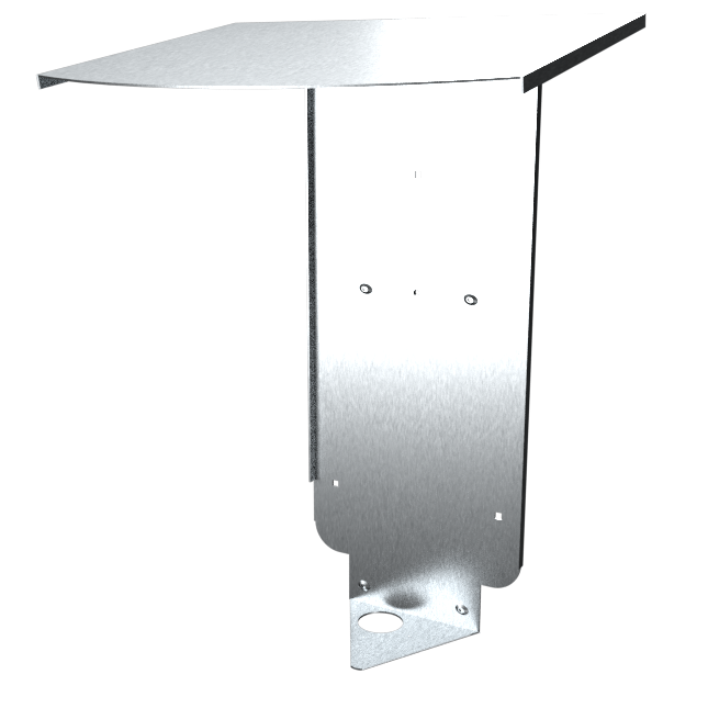 FleXmount Zappi myenergi Adapterplatte Wetterschutz Dach