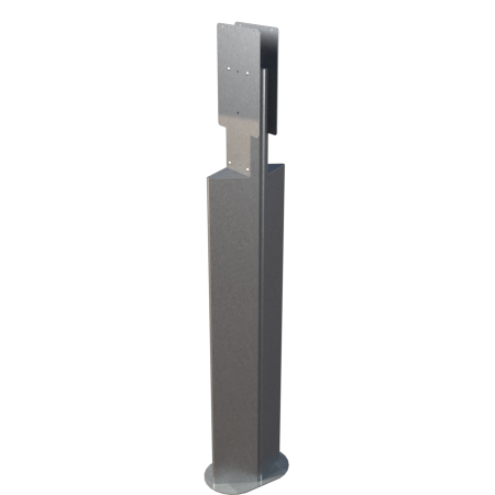 FleXmount Ecoflow Powerpulse 2 Standfuß Wallbox komplett Stele twin Doppel Halterung Ständer Gewerbe Firma öffentlich