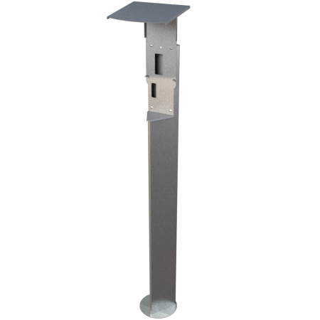 Flexmount Standfuß für Fronius Wattpilot 2.0 Wallbox – Edelstahl V2A Komplettsäule mit/ohne Dach