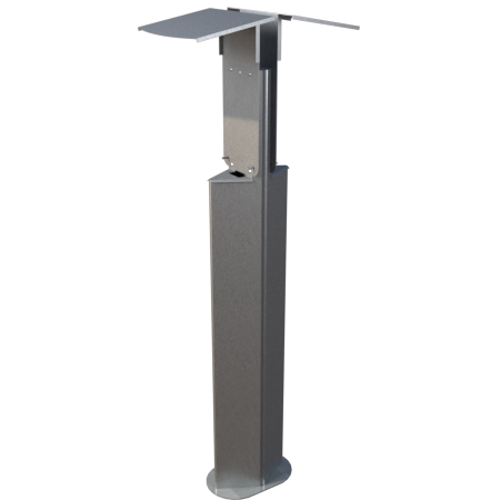 FleXmount Hager witty one plus pro Standfuß Wallbox komplett Stele twin Doppel Halterung Ständer Gewerbe Firma öffentlich