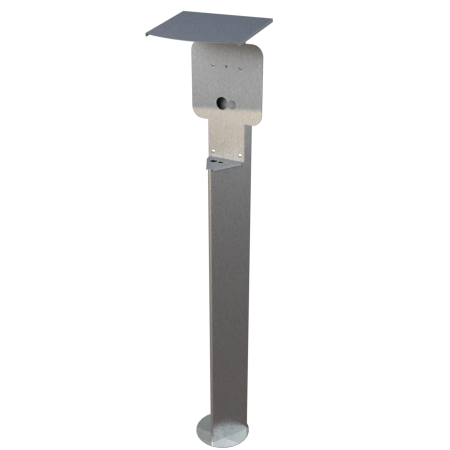 Flexmount Standfuß für Juice Charger ME Wallbox – Edelstahl V2A Komplettsäule mit/ohne Dach