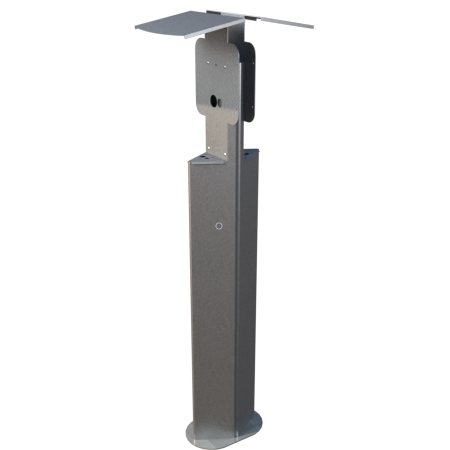 FleXmount Juice Charger ME Standfuß Wallbox komplett Stele twin Doppel Halterung Ständer Gewerbe Firma öffentlich