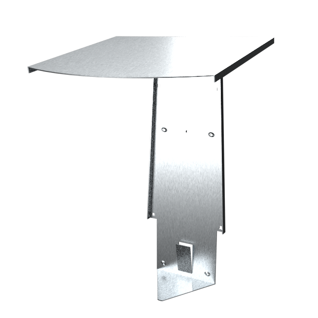 FleXmount Mennekes compact Adapterplatte Wetterschutz Dach