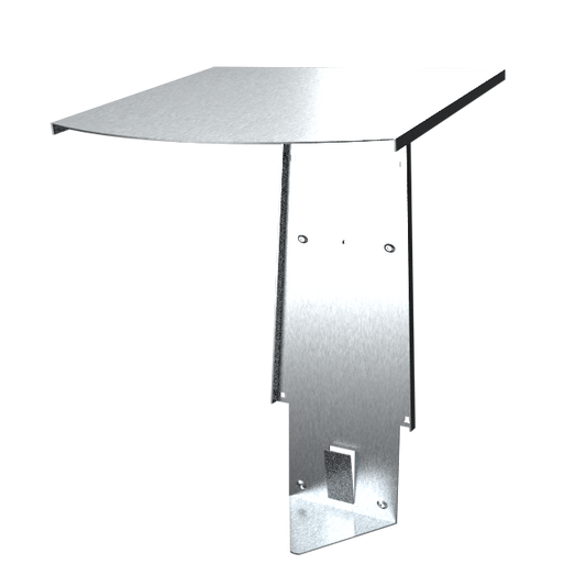 FleXmount Mennekes compact Adapterplatte Wetterschutz Dach