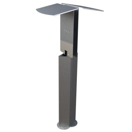 FleXmount Schneider EVlink Pro komplett Stele twin Doppel Halterung Ständer Gewerbe Firma öffentlich