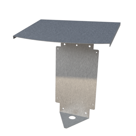 FleXmount Zaptec Go 2 Adapterplatte Wetterschutz Dach