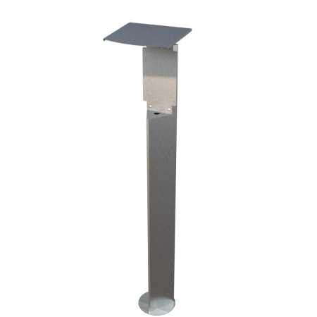 FleXmount Zaptec Go 2 Standfuß Wallbox komplett Stele Halterung Ständer