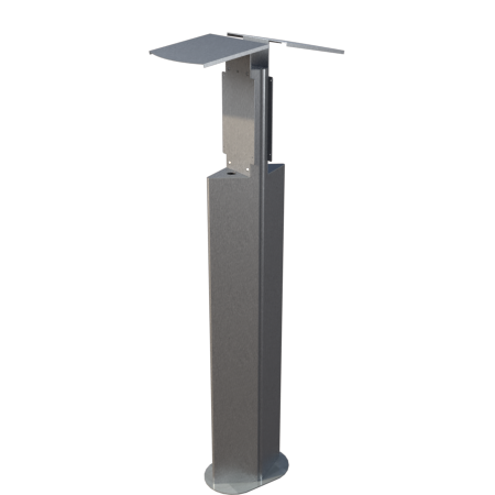 FleXmount Zaptec Go 2 Standfuß Wallbox komplett Stele twin Doppel Halterung Ständer Gewerbe Firma öffentlich